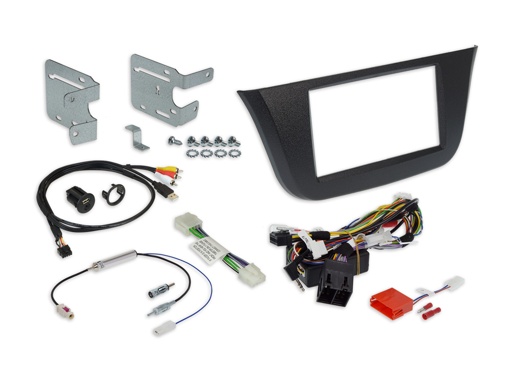 Alpine KIT-6IDVII 2-DIN Einbauset Installation Radioblende für Iveco Daily 7 VII 2019 ->, INE-W611D, INE-W611DC