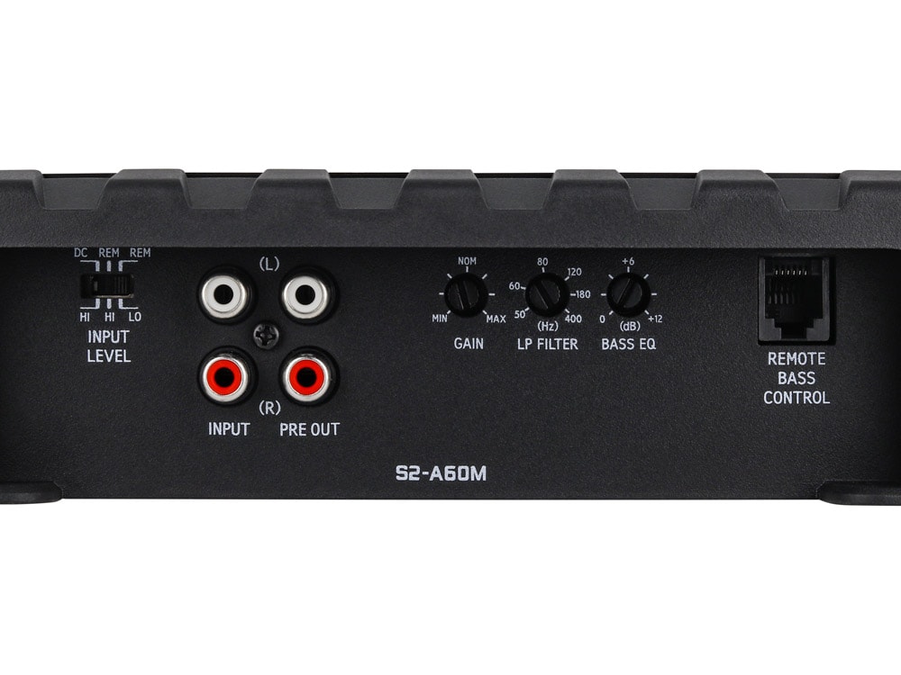 Alpine S2-A60M S-Series 1-Kanal Mono Verstärker RMS Leistung 600 Watt