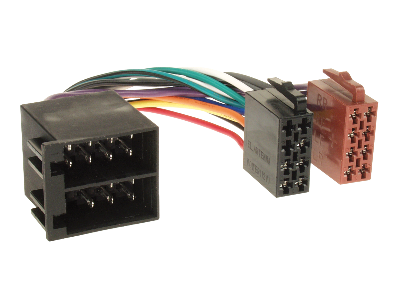 ACV 1230-02 Universal-Umrüstadapter Strom und Lautsprecher  ISO Verlängerung 