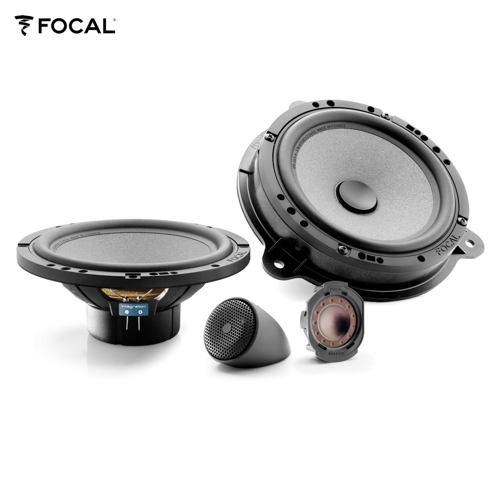 Focal ISRNS165 Inside 16,5 cm 2 Wege Kompo Lautsprecher für Renault, Nissan, Smart, Dacia, FIAT, OPEL, SMART