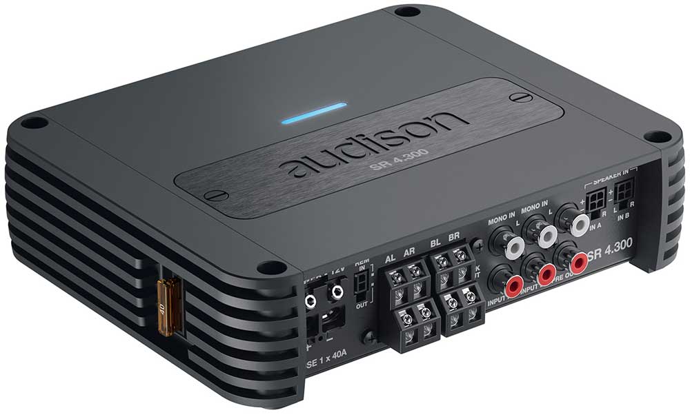 Audison SR 4.300 4 Kanal Verstärker Digital, 4 x 85 WRMS an 4 Ohm