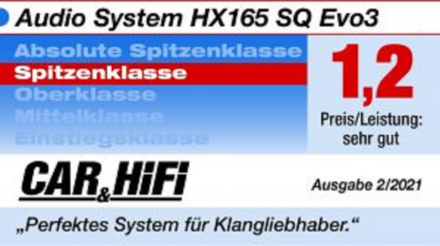Audio System HX 165 SQ EVO 3 16,5 cm 2-Wege High-End Komponentensystem aus der HX-Serie