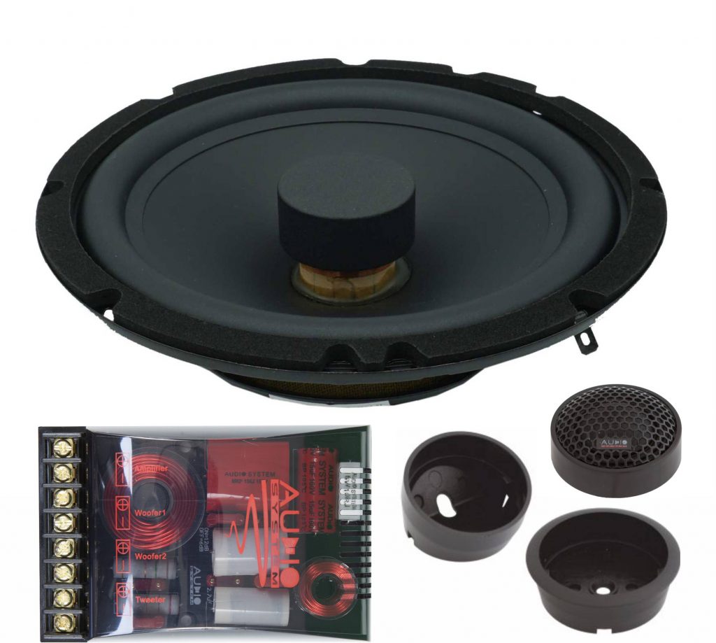 Audio System X 165 FLAT X-Series 16,5 pollici sottile, sistema a 2 vie