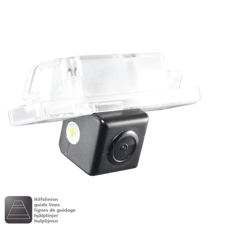 NAVLINKZ VS3-CI20 Griffleisten Rückfahrkamera kompatibel mit Citroen, Peugeot, Nissan, warm-weiße LED   