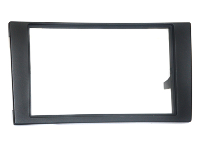RTA 002.118-0 Double DIN mounting frame black ABS