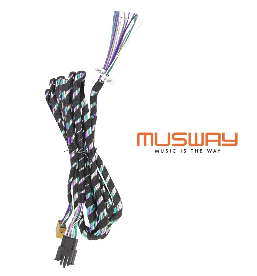 MUSWAY MPK-QSC50-O Adapterkabel für Quad Lock Lautsprecherstecker für M4+/M6v2/M6