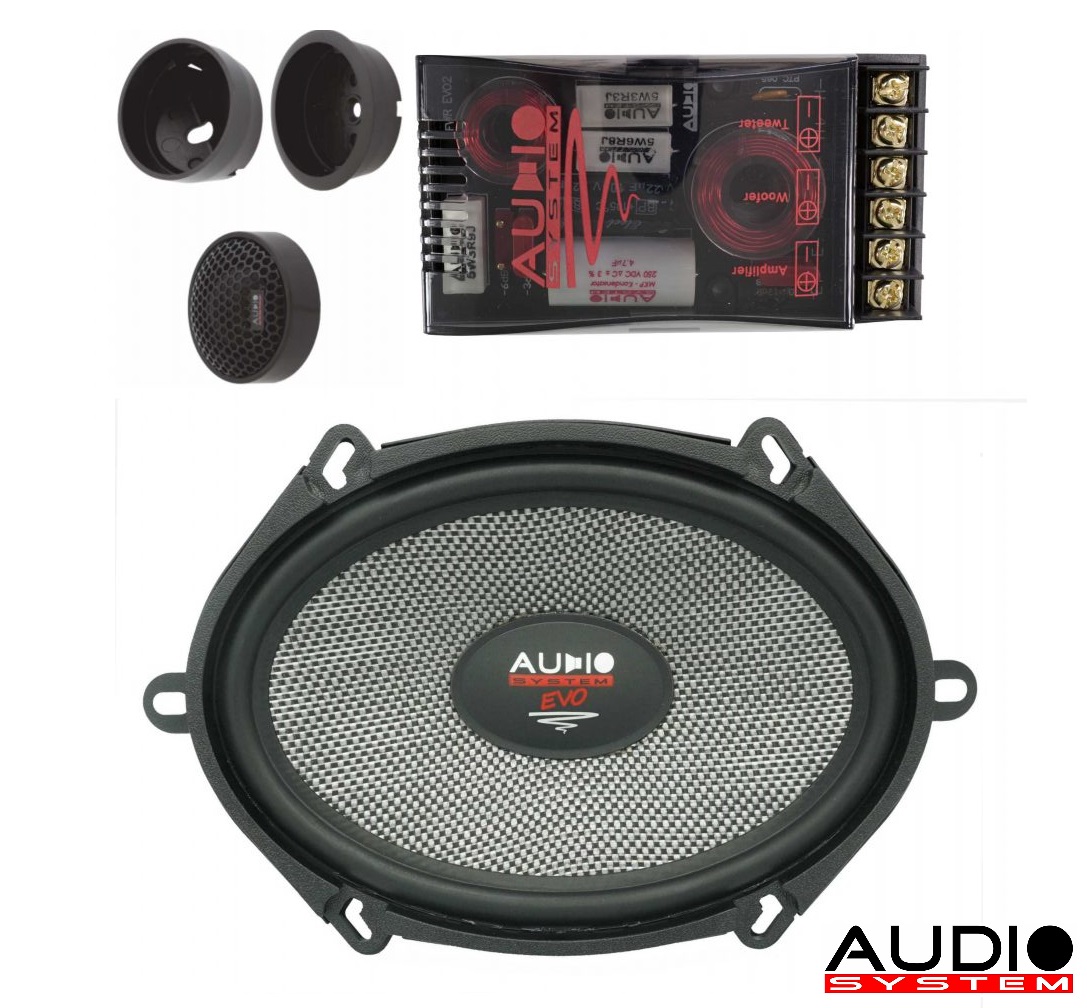 Audio System R 507 EVO 2 2-Wege Kompo Lautsprecher System Set 5x7 kompatibel mit FORD 