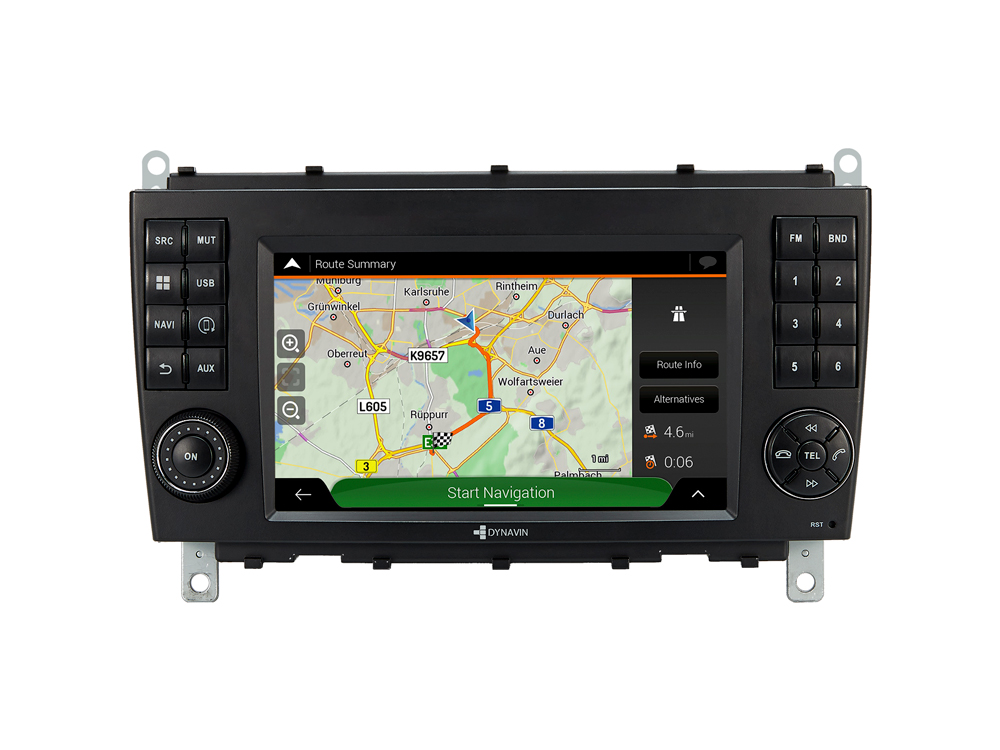 Dynavin D8-CLK Pro Navigation Autoradio kompatibel mit Mercedes CLK W209 2005-2009