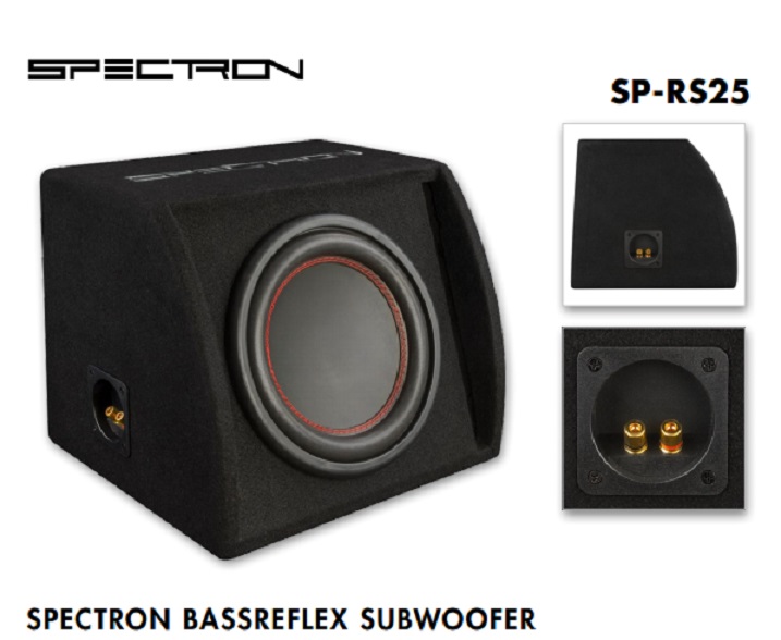 SPECTRON SP-RS25 1x25cm / 10" Bassreflex-Kiste, 400 Watt 