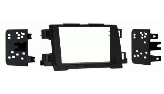 RTA 002.501P1-0 Double DIN visière principale, Mazda CX5 2012 > Mazda 6 2013 > noir plat la