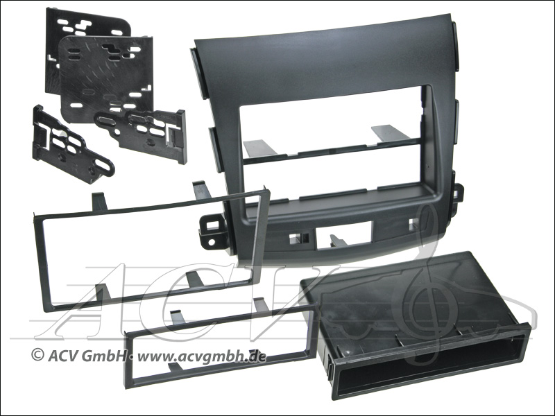 Double ISO Installation Kit for Mitsubishi Outlander 