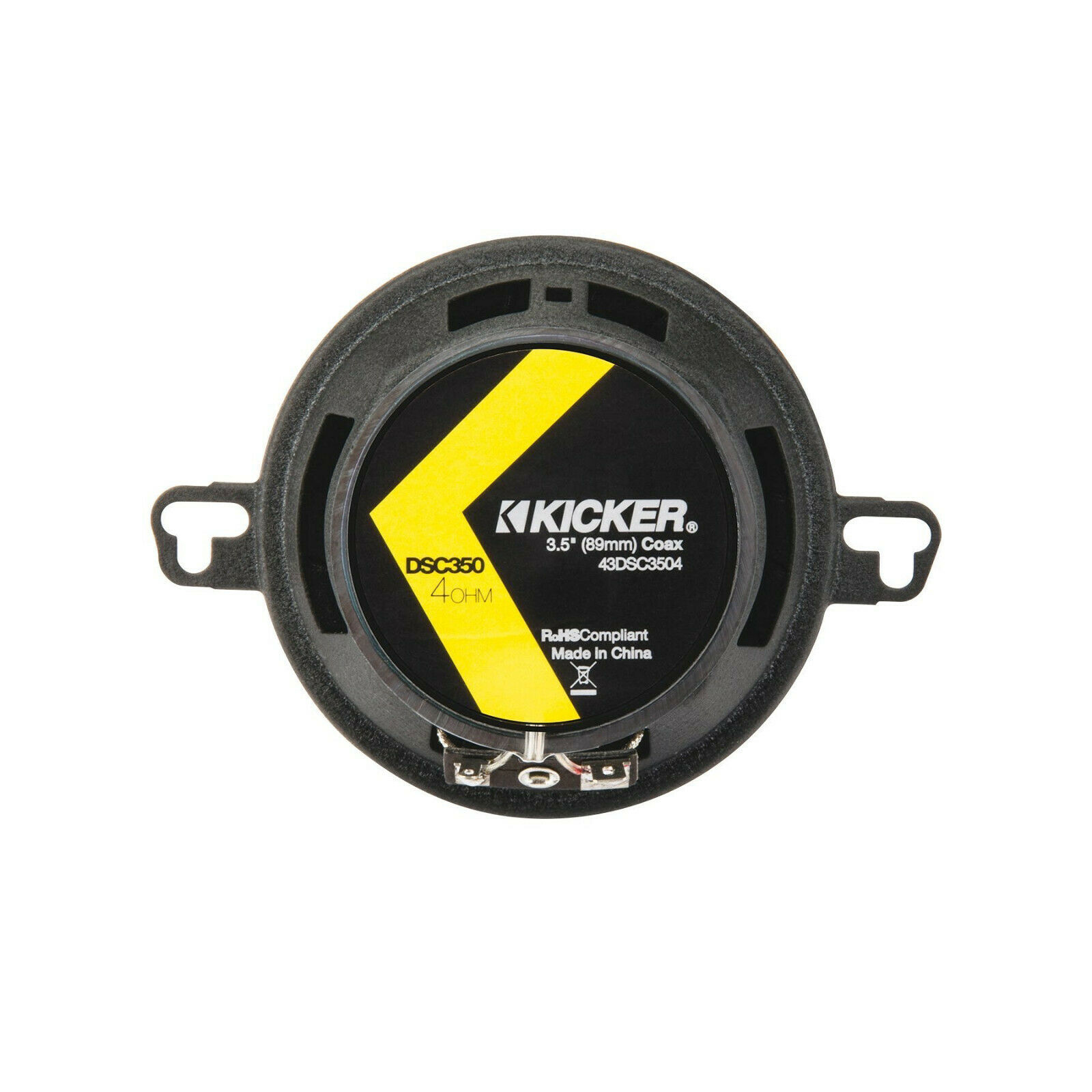 KICKER DSC350 8,7 cm Koax-LS (DSC3504) 2-Wege Koaxial-Lautsprecher Paar 87mm