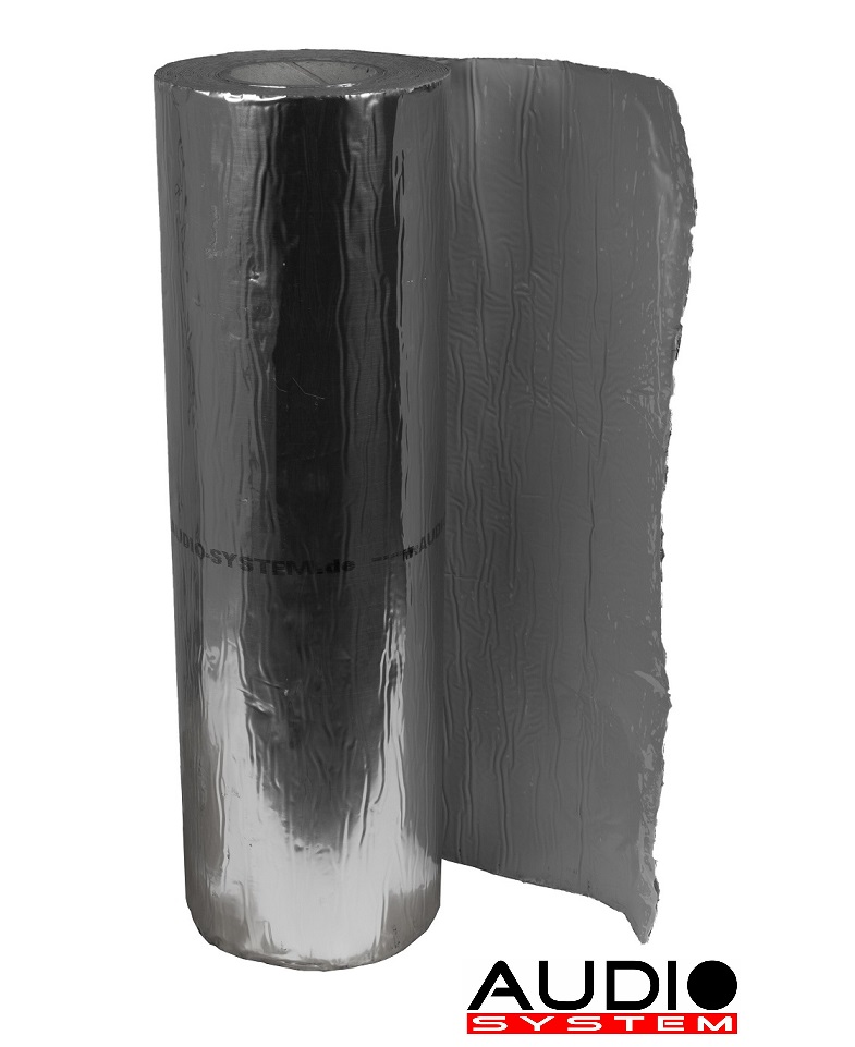AUDIO SYSTEM ALU 500 EVO Alu-Kautschuk - Dämmmaterial ALUBUTYL 10 m x 0,5 m = 5m²