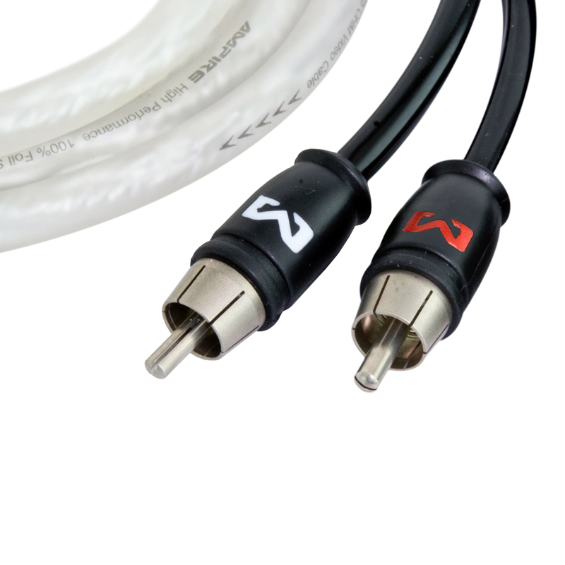 AMPIRE XA250 2-Kanal Cinchkabel Audio Kabel 250cm, 2-Kanal RCA 2,5 meter X-Link Serie 