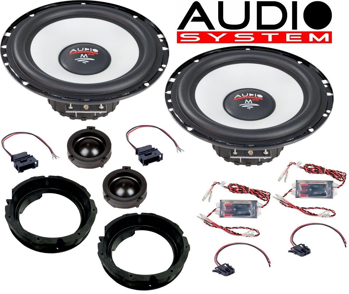 Audio System MFIT VW POLO 6R EVO 2 Lautsprecher 165 mm 2-Wege POLO Compo System 