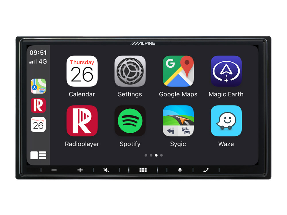 Alpine ILX-W690D Autoradio und Digital Media Station mit 7-Zoll Bildschirm, DAB+, Apple CarPlay und Android Auto