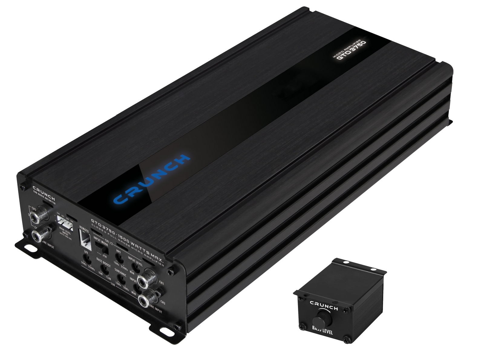 Crunch GTO3750 Class D Digital 3-Kanal Verstärker Endstufe Amplifier 500 Watt RMS