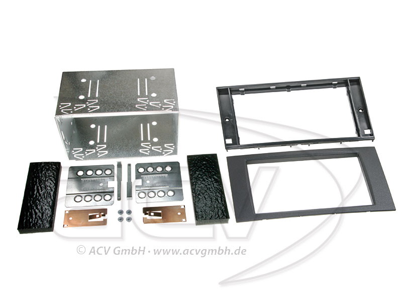 Double-DIN Kit Ford Fiesta, Focus, C-/S-MAX, Fusion, Galaxy, Transit 