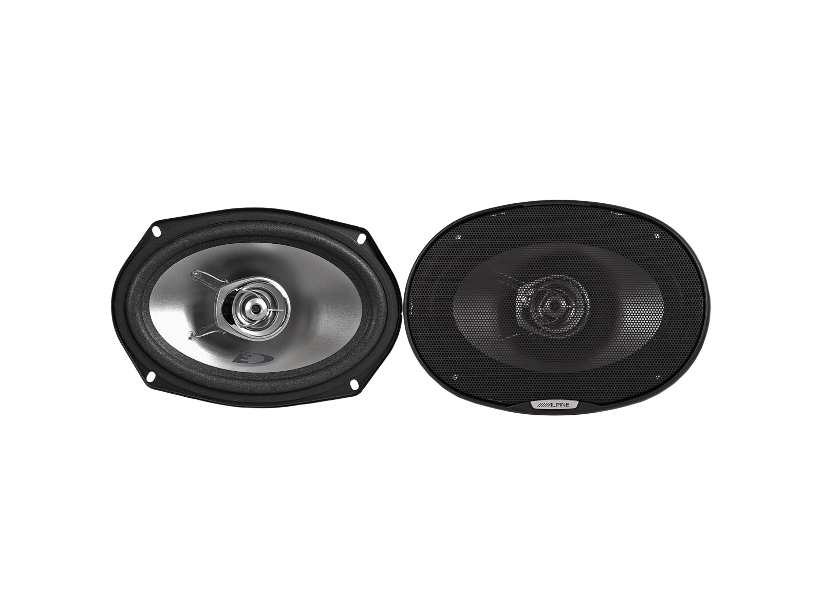 Alpine SXE-6925S 15 x 23 cm ( 6 x 9 Zoll) 2-Wege-Koaxiallautsprecher 1 Paar Koaxialsystem 280 Watt