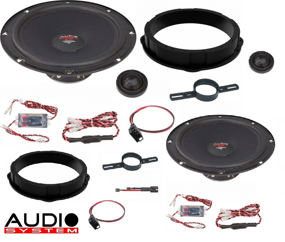 AUDIO SYSTEM RFIT AUDI A3 8V EVO2 Lautsprecher SET für AUDI A3 8V 2012->