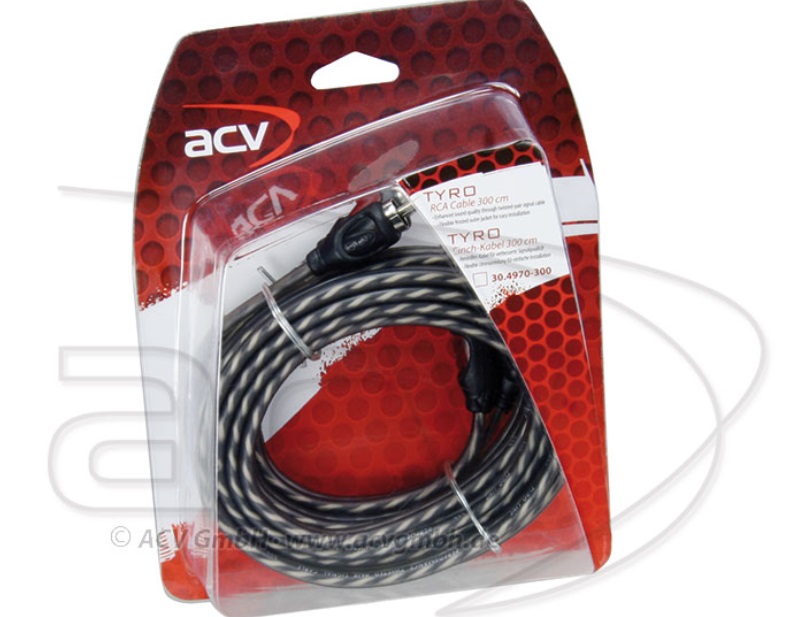 ACV 30.4970-300 2 canali RCA 3 metro - serie TYRO