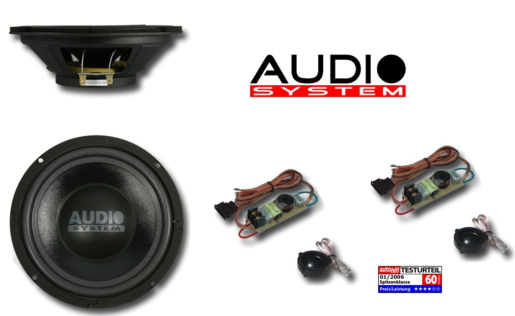 Xion Audio System 200 VW GOLF IV VW système de 20cm, PASSAT, BORA