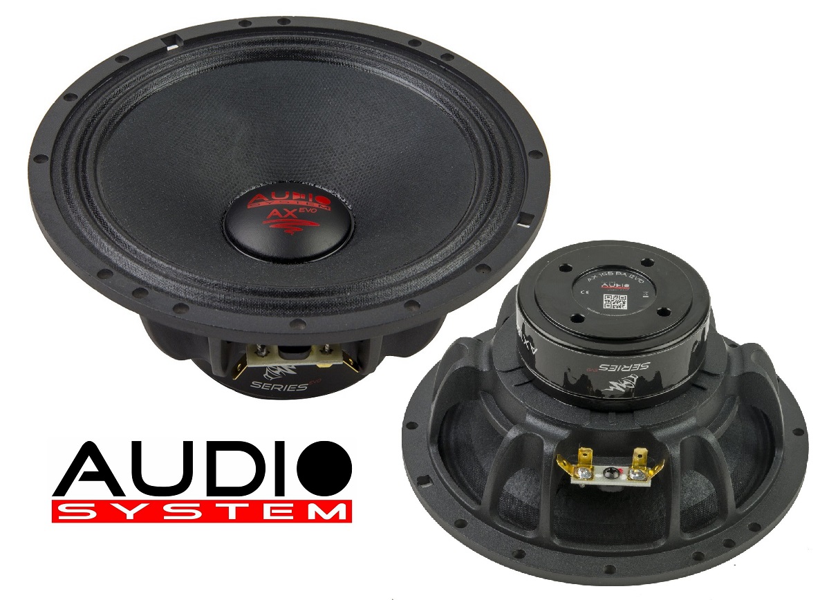 Audio System AX 165 PA EVO 16,5cm Tief / Mitteltöner / Midrange Lautsprecher 1 Paar