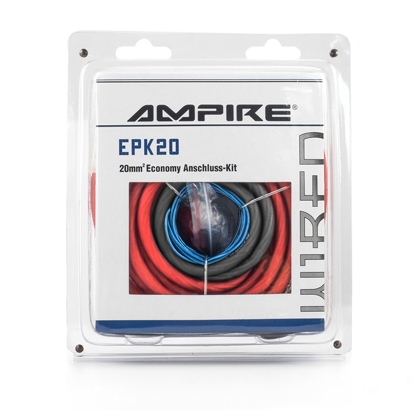 AMPIRE EPK20 Power-Kit 20mm² (Economy) Verstärker-Anschlußkabel-Set