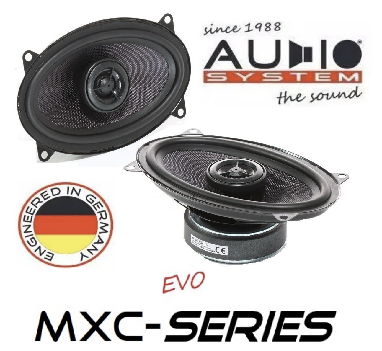 Audio System MXC406 EVO 4x6 oval 2-Wege Koax Lautsprecher - 1 Paar
