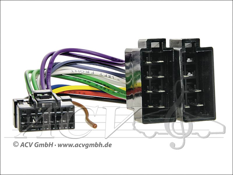 ACV 452002 Panasonic Radioanschlusskabel Markenradios -> ISO