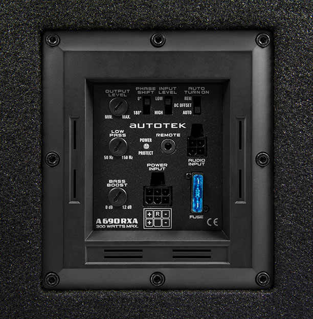 Autotek A690RXA 6 x 9er (15 x 23 cm) Aktiv Bassreflex Subwoofer System