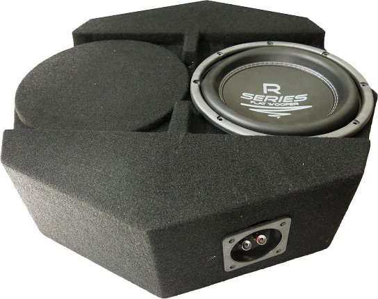 AUDIO SYSTEM SUBFRAME R08 FLAT Leergehäuse für 20 cm Subwoofer