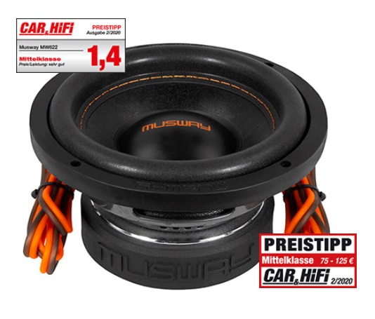 Subwoofer Musway MW622 Da 16.5 Cm - 150W RMS, Con Cavi Inclusi - Foto 11