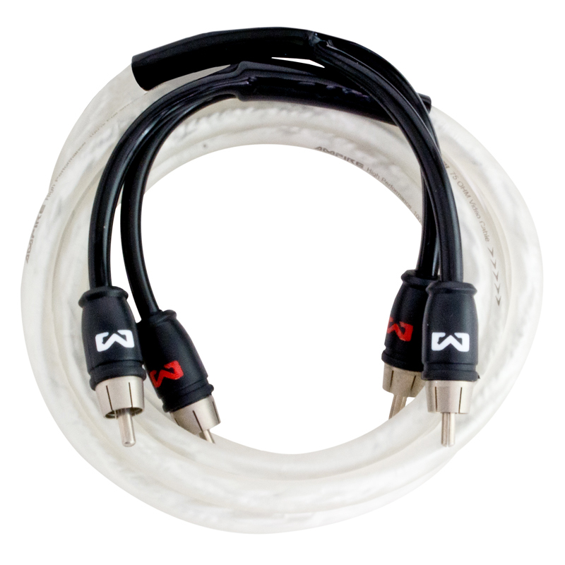 AMPIRE XA550 2-Kanal Cinchkabel Audio Kabel 550cm, 2-Kanal RCA 5,5 meter X-Link Serie 