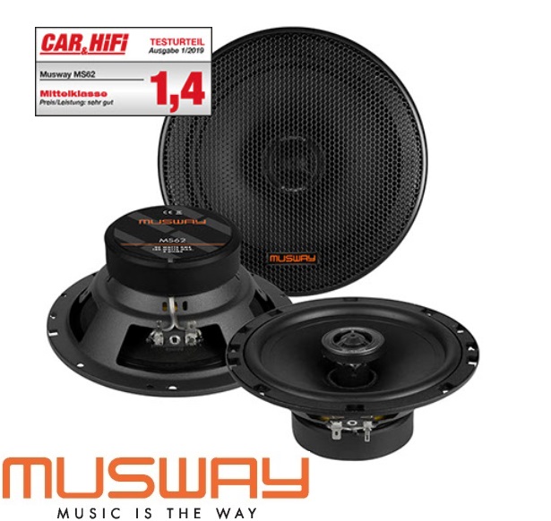 MUSWAY MS-62 16,5 cm 2-WEGE KOAX-LAUTSPRECHER 165mm 1 Paar 180 Watt