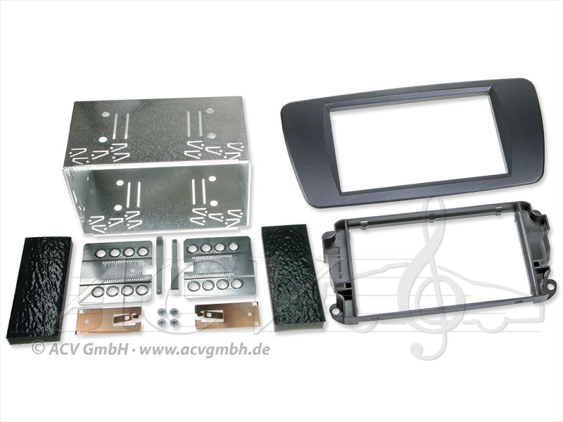 Double-DIN installation du kit Seat Ibiza (6J) 2008 - azabacheschwarz> 