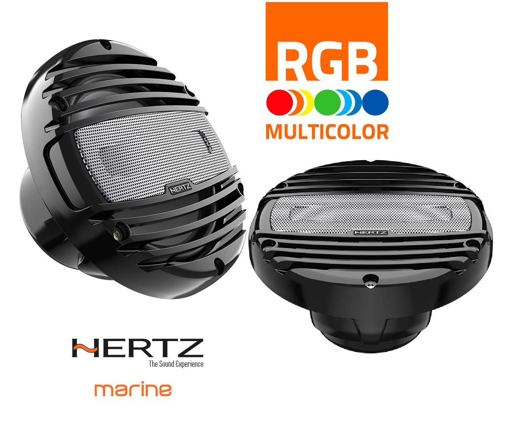 Hertz HMX 6.5-LD-C Marine Outdoor Lautsprecher 6.5" 4Ohm MARINE COAX BLACK RGB