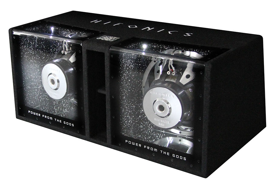 HIFONICS ZRX-12DUAL Dual-Bandpass Subwoofer 4 + 4 Ω Leistung 1.000 W RMS / 2.000 W max