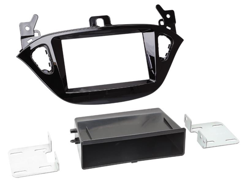 ACV 281250-12  1-DIN facia plate Renault Laguna III black