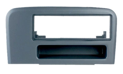RTA 000.384-0 1 - DIN mounting frame, black ABS