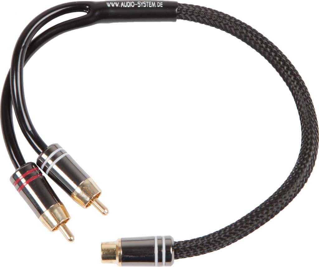 Audio System Z-PRO Y 0,30m 1 x Kupplung und 2 x Stecker - 1 Paar