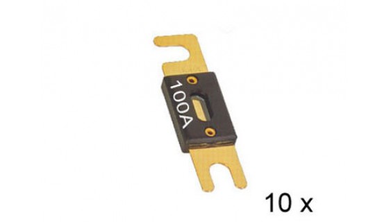 RTA 154.602-2 ANL fuses, gold-plated, 100A