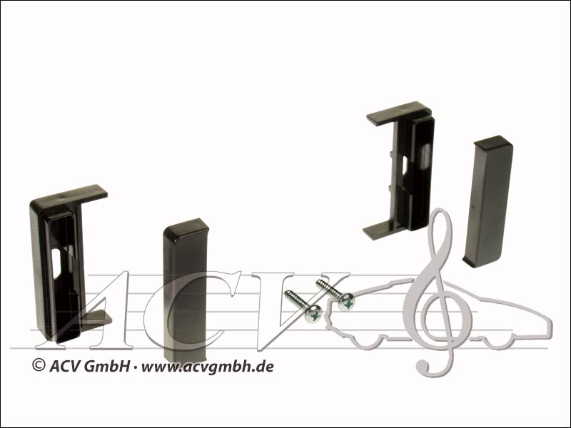 Radioblende Rubber Touch Audi TT schwarz