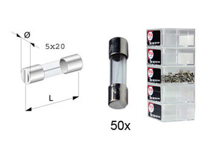 RTA 154.400-2 Glass tube fuse, 2A 5 x 20mm