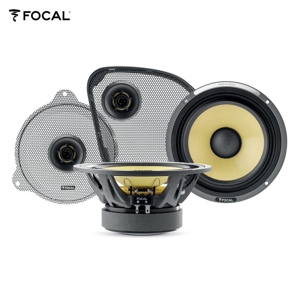 FOCAL HDK-165-2014-UP 16,5 cm (6.5") 2-Wege Kompo Lautsprecher Set 250 Watt kompatibel mit Harley Davidson Motorrad Road Glide, Street Glide, Electra Glide, Cvo limited -- FOCAL ISHD165K2