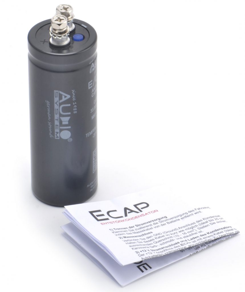 Audio System ECAP Entstörkondensator speziell für BMW und OPEL