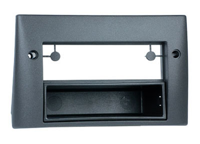 RTA 001.304-0 2 - DIN mounting frame, Black ABS