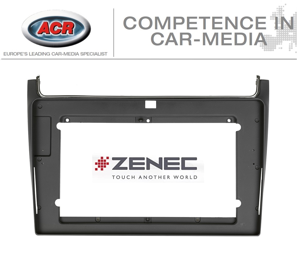 ZENEC Z-F2002 für VW Polo 6C Fahrzeugspezifischer Rahmen u. Zubehör für ZENEC Z-E1010
