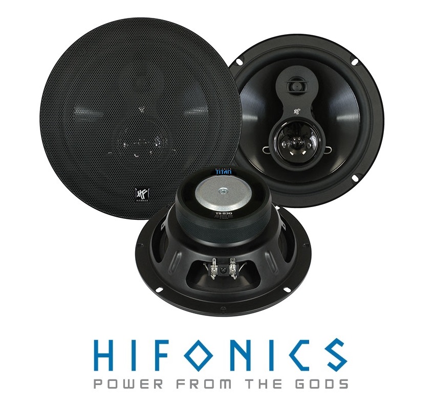 HIFONICS TS830 20 cm (8") Triaxial 2-Wege oval Lautsprecher 250 Watt 1 Paar