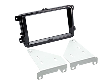 ACV 381320-30-2 Doppio DIN Kit di installazione piano-nero per Seat, Skoda e VW